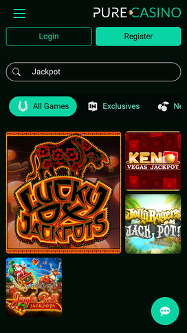 PureCasino Mobile Jackpot