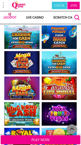 Queen Play Casino Mobile Jackpot