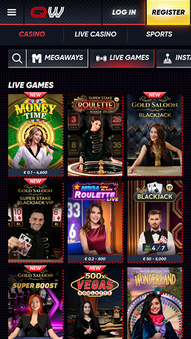 Quickwin Casino Mobile Live Dealer