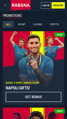 Rabona Casino Mobile Promotions