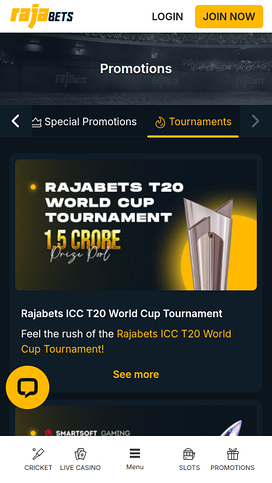 Rajabets Casino Mobile Tournaments