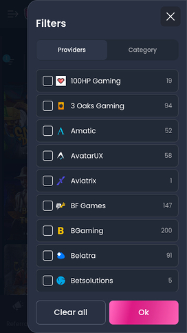 RakeBit Casino Mobile Game Developers