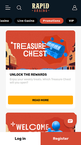Rapid Casino Mobile Promotions