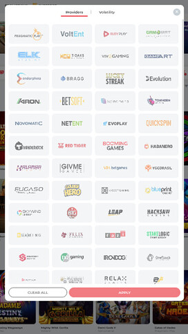 Desarrolladores de juegos móviles de RealSpin Casino