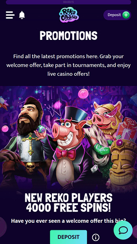 Reko Casino Mobile Promotions