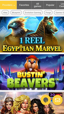 ReloadBet Casino Mobile Game Developers