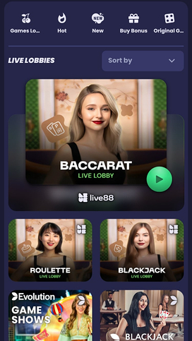ReSpin Casino Mobile Live Dealer