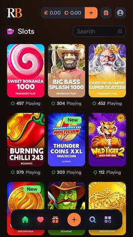 Juegos móviles de RichBet Casino