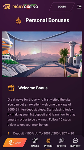 Ricky Casino Mobile Promotions