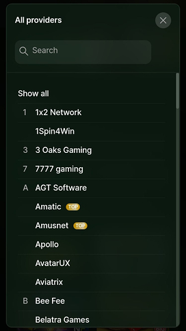 RioBet Casino Mobile Game Developers