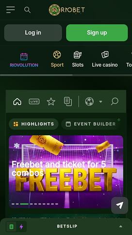 RioBet Casino Mobile Sport