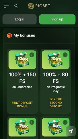 Promociones móviles de RioBet Casino