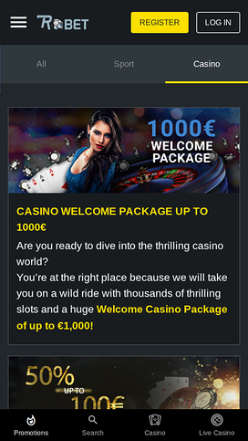 Robet247 Casino Mobile Promotions