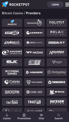 Rocketpot Casino Mobile Game Developers