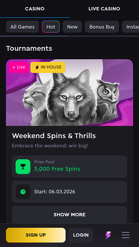 Rockwin Casino Mobile Tournaments