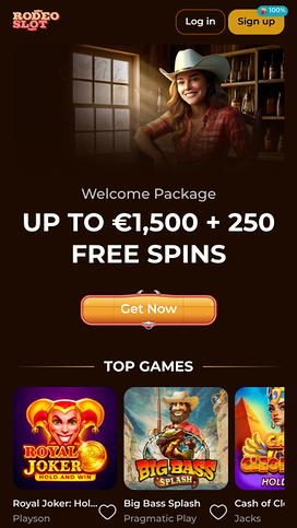 RodeoSlot Casino Homepage