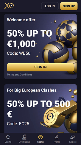 Promociones móviles del casino Rollxo