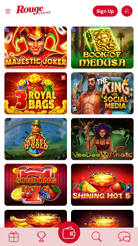 Rouge Casino Mobile Games