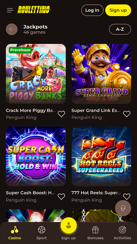 Roulettino Casino Mobile Jackpot