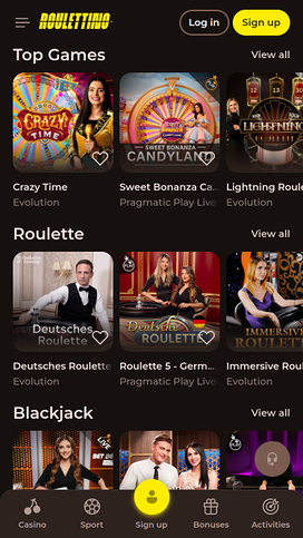 Roulettino Casino Mobile Live Dealer