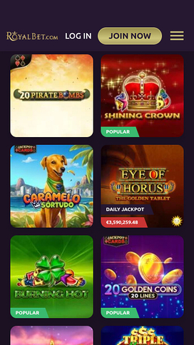 Royal Bet Casino Mobil Jackpott