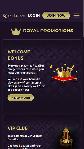 Royal Bet Casino Mobilkampanjer