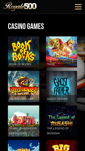 Royale500 Casino Mobile Games