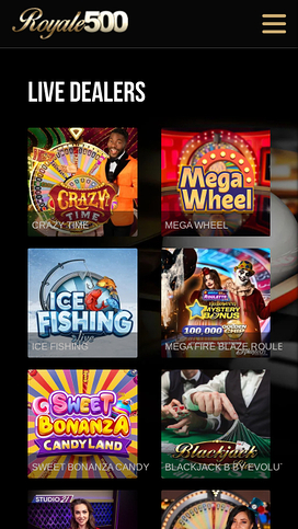 Royale500 Casino Mobile Live Dealer