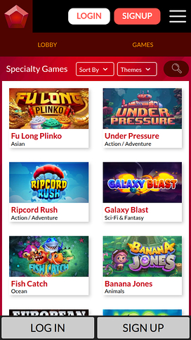 Ruby Slots Casino Mobile Specialty Games