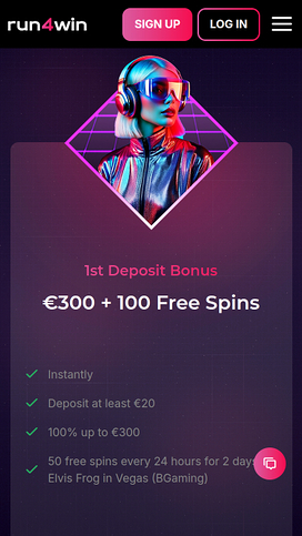 Run4Win Casino Mobile Promotions