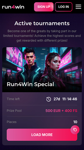 Run4Win Casino Mobile Tournaments