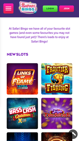 Safari Bingo Casino Mobile Games