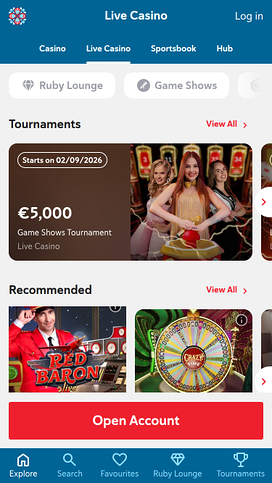 Saga Kingdom Casino Mobile Live Dealer