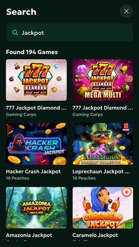 SagaSpins Casino Mobile Jackpot