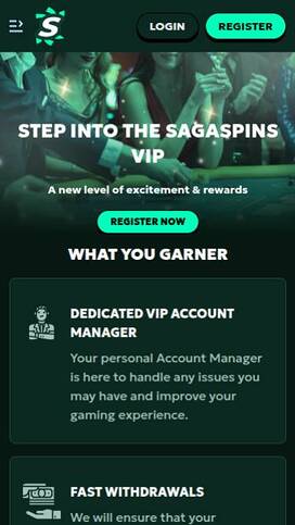 SagaSpin VIP Program