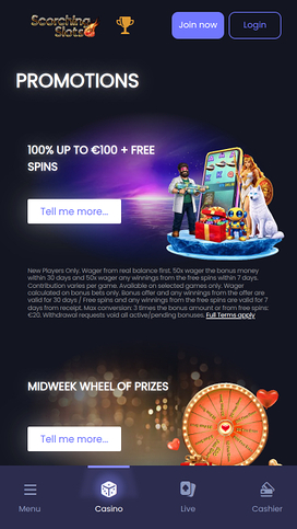 Scorching Slots Casino Mobile Promotions