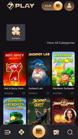 Sevenplay Casino Mobile Jackpot