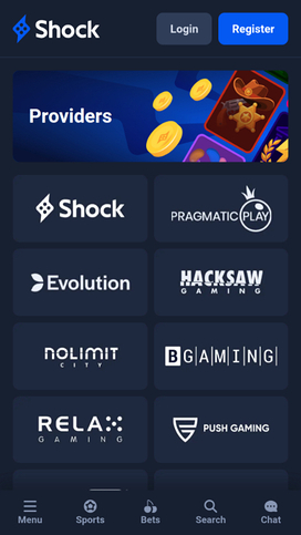 Shock Casino Desktop Game Developers