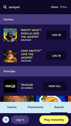 Shokki Casino Mobile jackpot