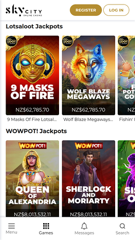 SkyCity Casino Mobile Jackpot