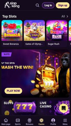 SlapKong Casino Games Mobile