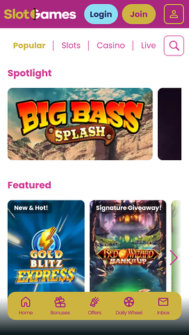 Slot Games Casino Mobile Games