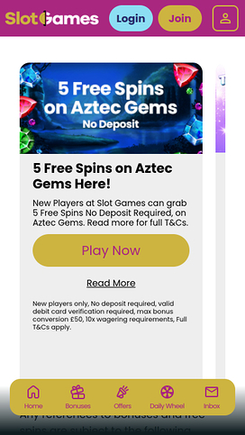 Slot Games Casino Mobile Promotions