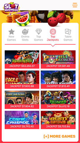 Slot Madness Casino Mobile Jackpot