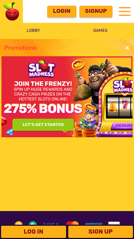 Slot Madness Casino Mobile Promotions