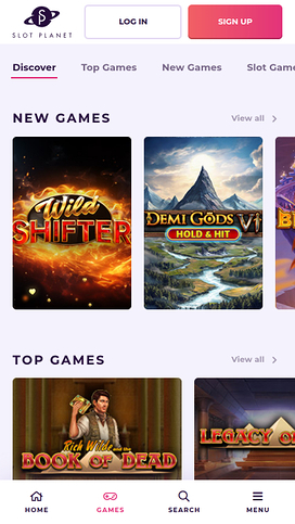 Slot Planet Casino Mobile Games