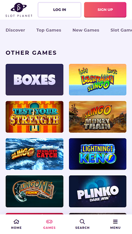 Slot Planet Casino Mobile Other Games