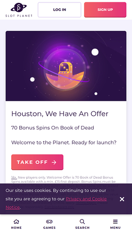 Slot Planet Casino Mobile Promotions