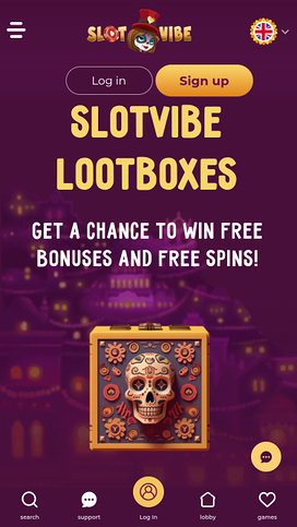 SlotVibe Casino Mobile Loot Box