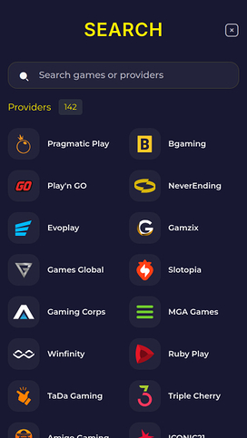 Slota Casino Mobile Game Developers